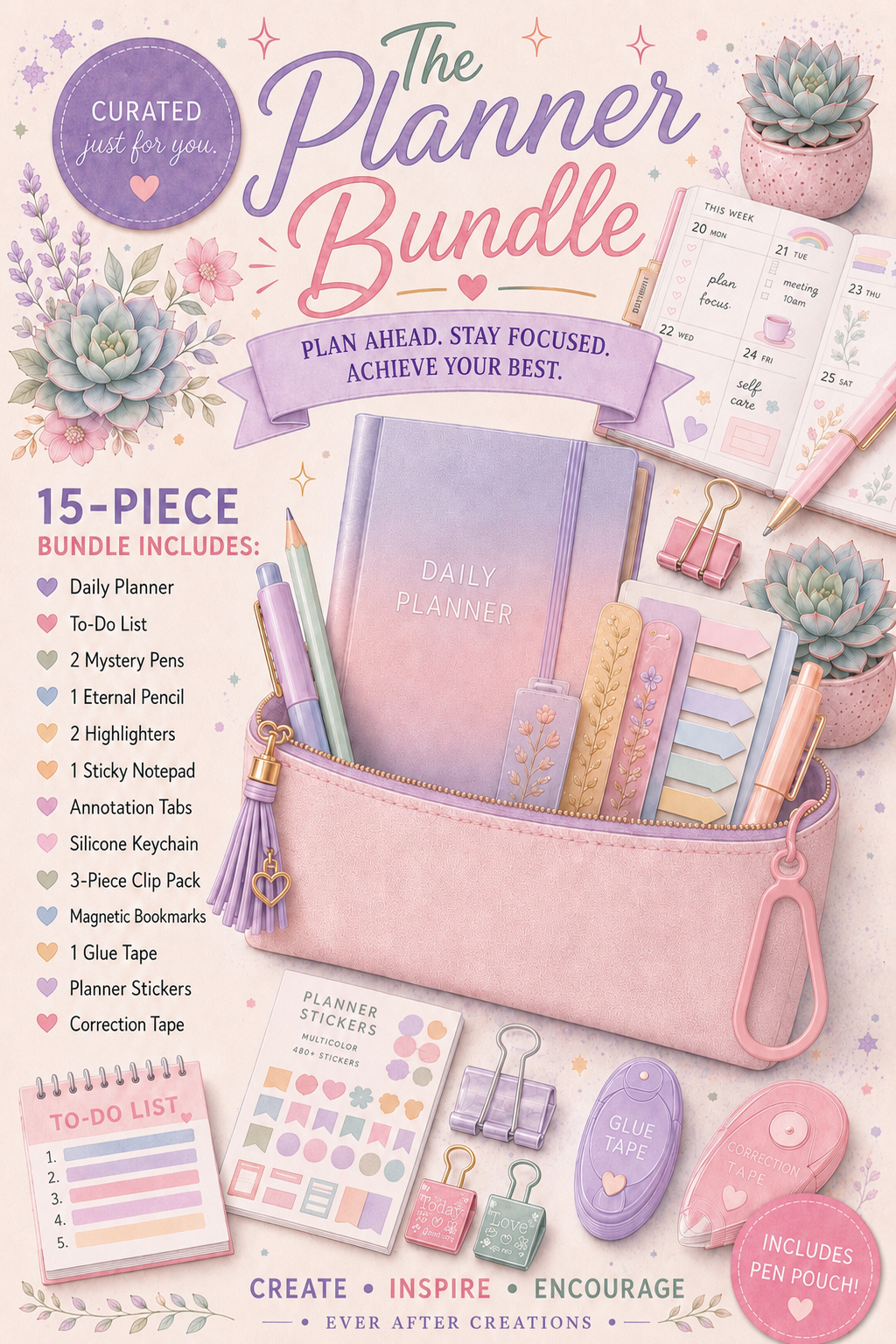 Planner Bundle - 15 Pc.