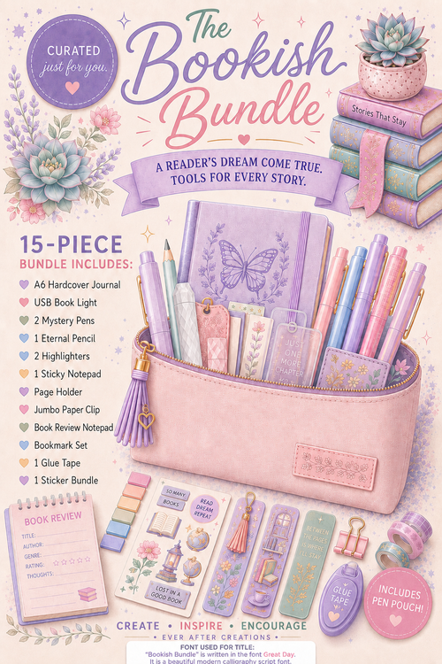 Bookish Bundle - 15 Pc.